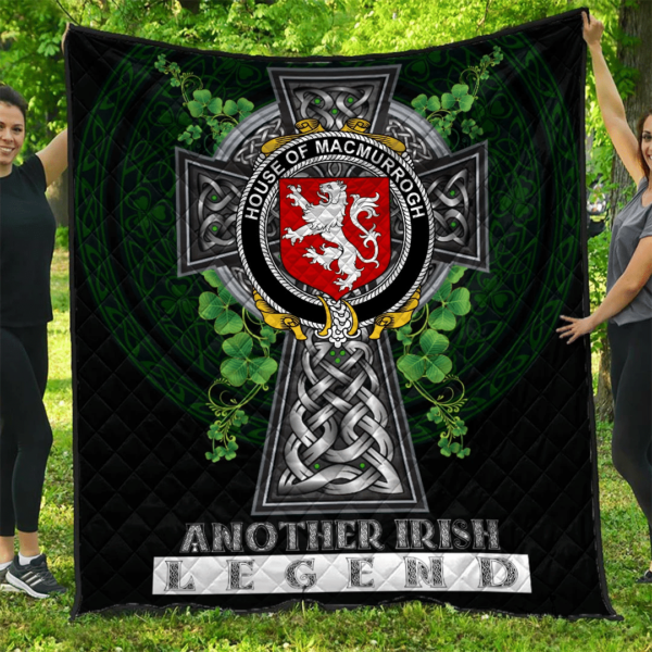 House of MACMURROGH Irish Family Crest Premium Quilt - Irish Legend