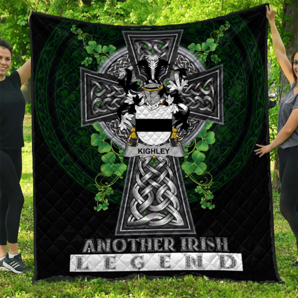 Kighley Irish Family Crest Premium Quilt - Irish Legend