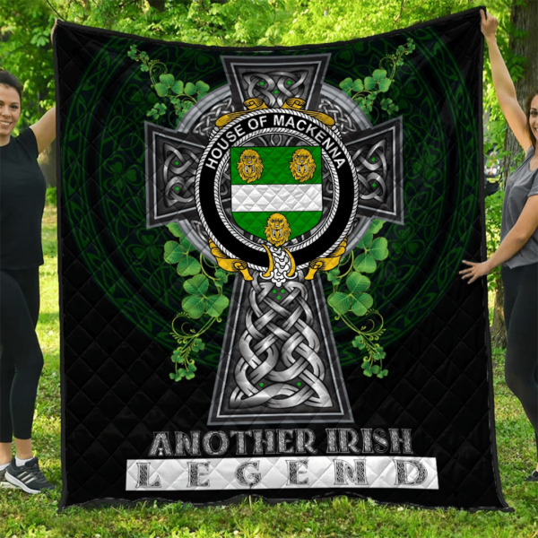 House of MACKENNA Irish Family Crest Premium Quilt - Irish Legend