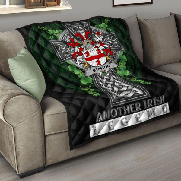 Stinton Irish Family Crest Premium Quilt - Irish Legend - Image 3