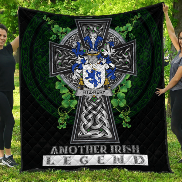 Fitz-Rery Irish Family Crest Premium Quilt - Irish Legend