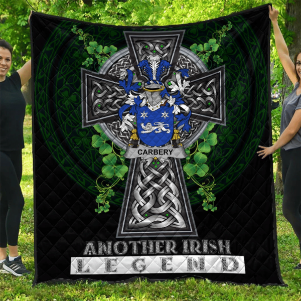 Carbery Irish Family Crest Premium Quilt - Irish Legend