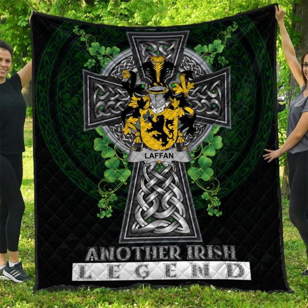 Laffan Irish Family Crest Premium Quilt - Irish Legend