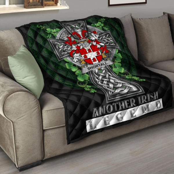 Shortall Irish Family Crest Premium Quilt - Irish Legend - Image 3