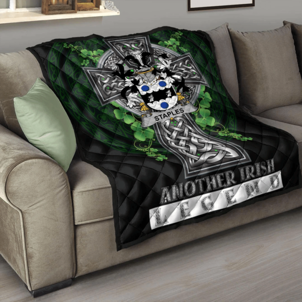 Staples Irish Family Crest Premium Quilt - Irish Legend - Image 3