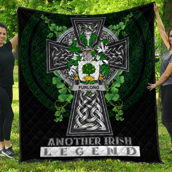 Furlong Irish Family Crest Premium Quilt - Irish Legend