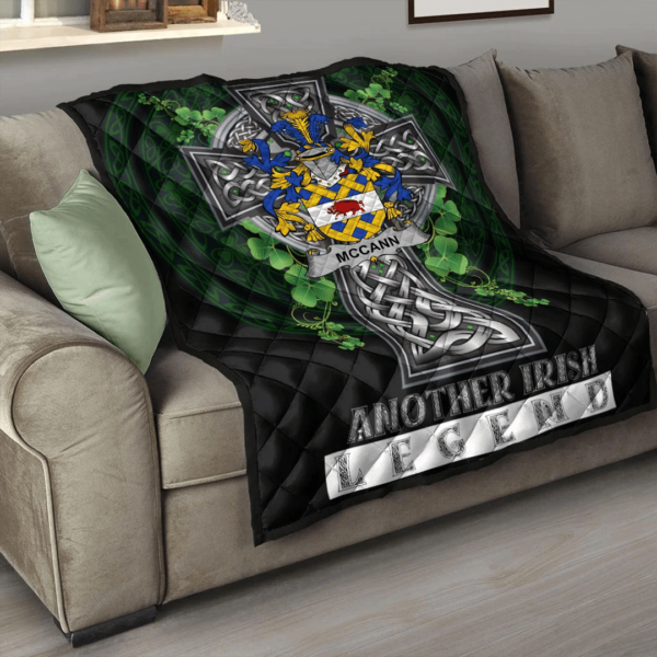 McCann Irish Family Crest Premium Quilt - Irish Legend - Image 3