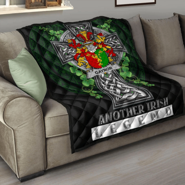 Gaynor or McGaynor Irish Family Crest Premium Quilt - Irish Legend - Image 3