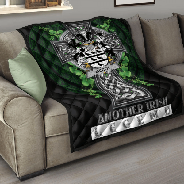 McCoy Irish Family Crest Premium Quilt - Irish Legend - Image 3