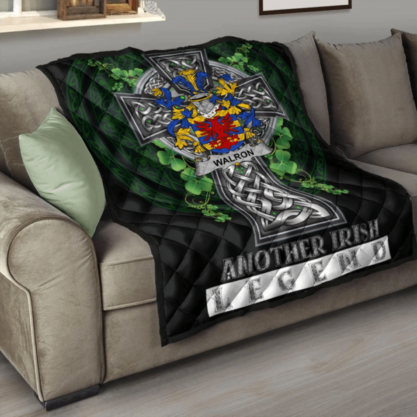 Walron Irish Family Crest Premium Quilt - Irish Legend - Image 3