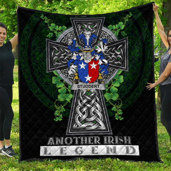 Studdert Irish Family Crest Premium Quilt - Irish Legend