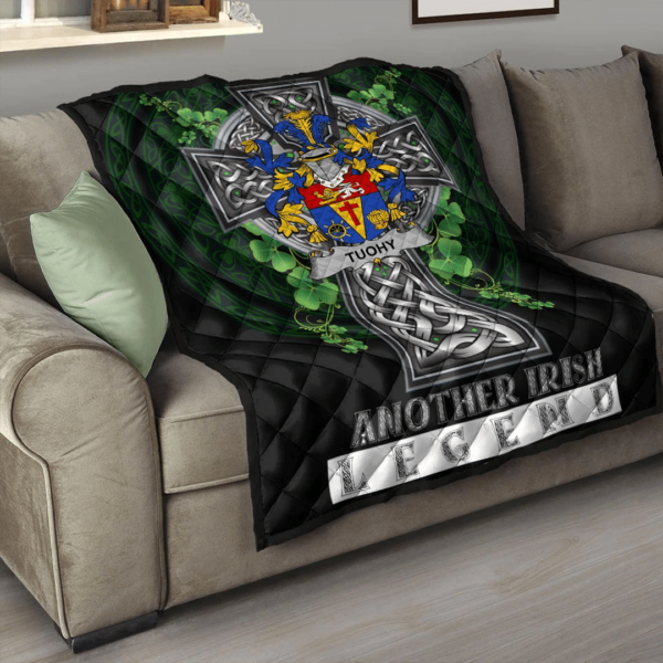 Tuohy or O'Toohey Irish Family Crest Premium Quilt - Irish Legend - Image 3