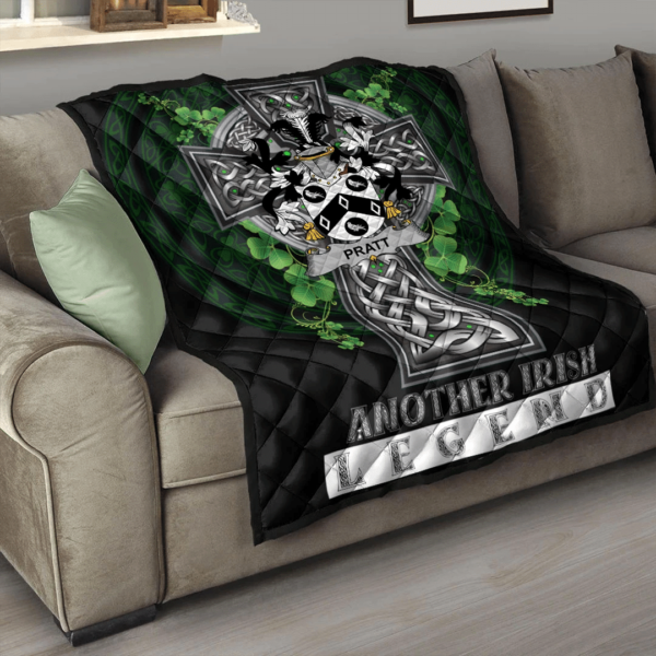 Pratt Irish Family Crest Premium Quilt - Irish Legend - Image 3