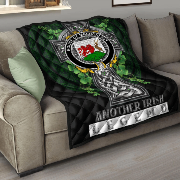 House of MACDONLEVY Irish Family Crest Premium Quilt - Irish Legend - Image 3