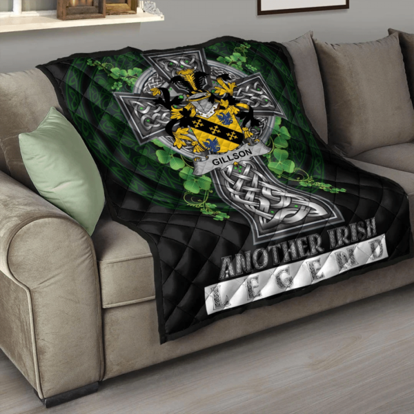 Gillson Irish Family Crest Premium Quilt - Irish Legend - Image 3