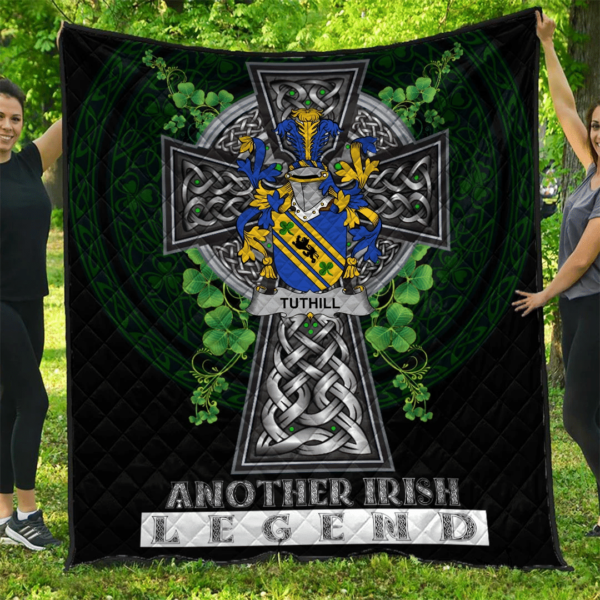 Tuthill Irish Family Crest Premium Quilt - Irish Legend