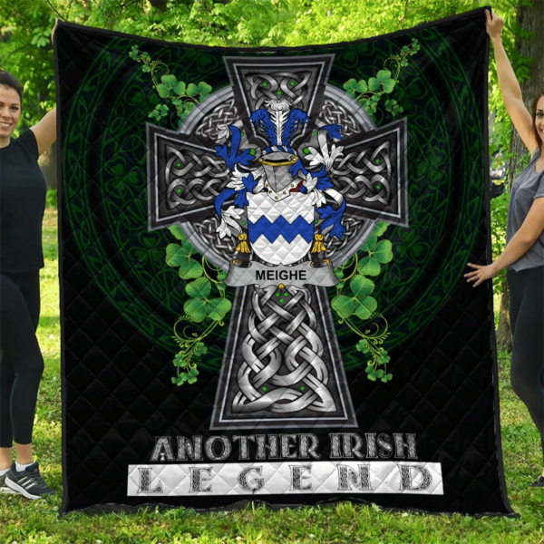 Meighe Irish Family Crest Premium Quilt - Irish Legend