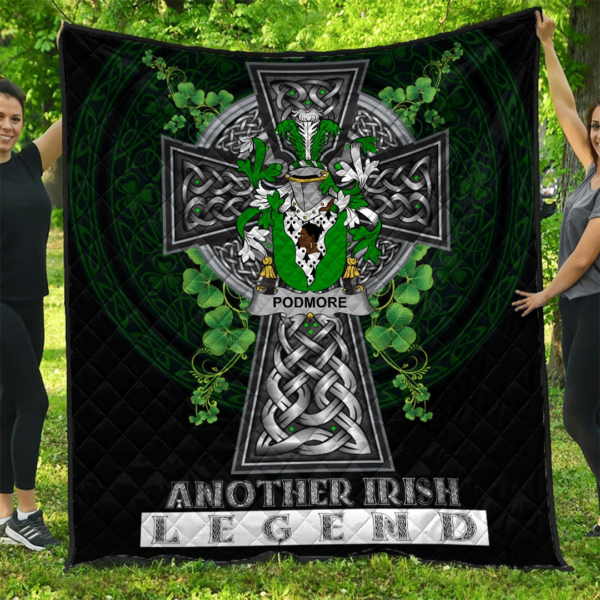 Podmore Irish Family Crest Premium Quilt - Irish Legend