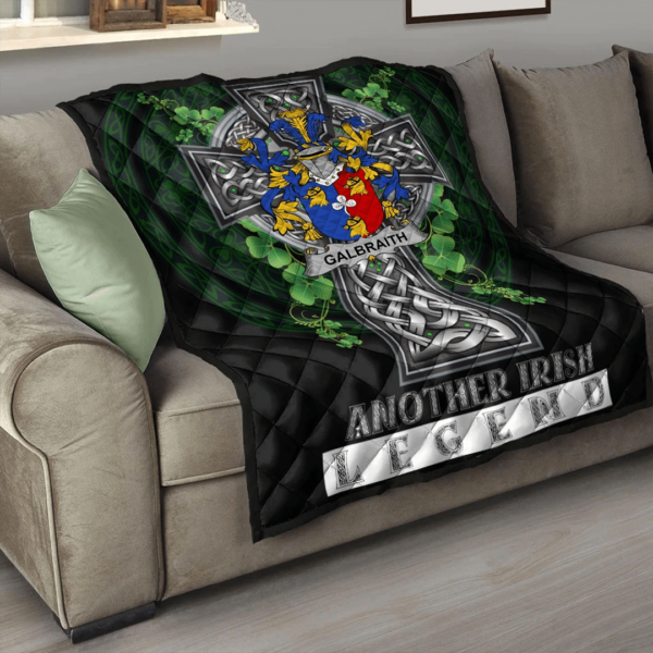 Galbraith Irish Family Crest Premium Quilt - Irish Legend - Image 3