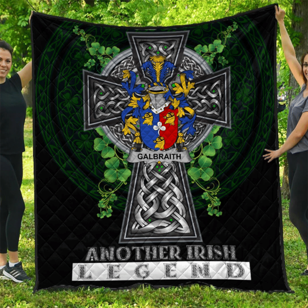 Galbraith Irish Family Crest Premium Quilt - Irish Legend