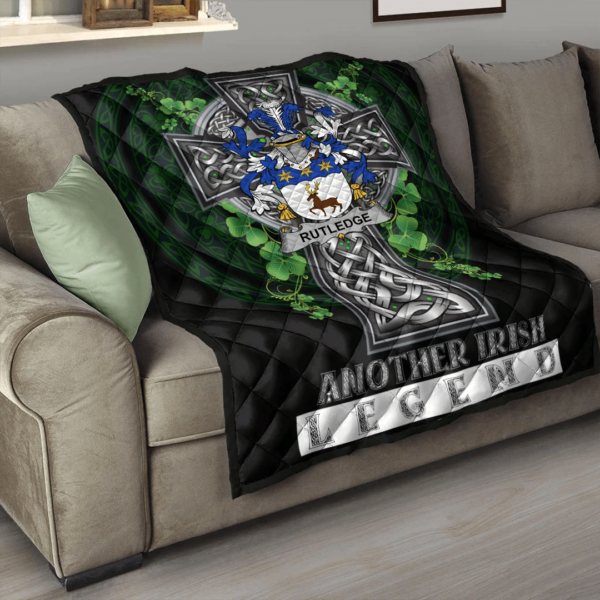 Rutledge Irish Family Crest Premium Quilt - Irish Legend - Image 3