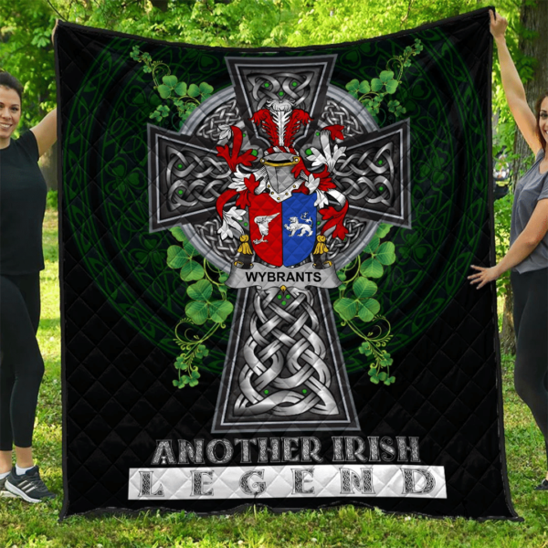 Wybrants Irish Family Crest Premium Quilt - Irish Legend