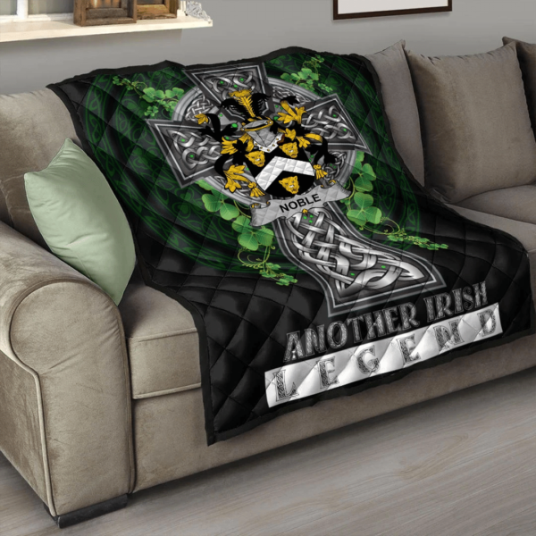 Noble Irish Family Crest Premium Quilt - Irish Legend - Image 3