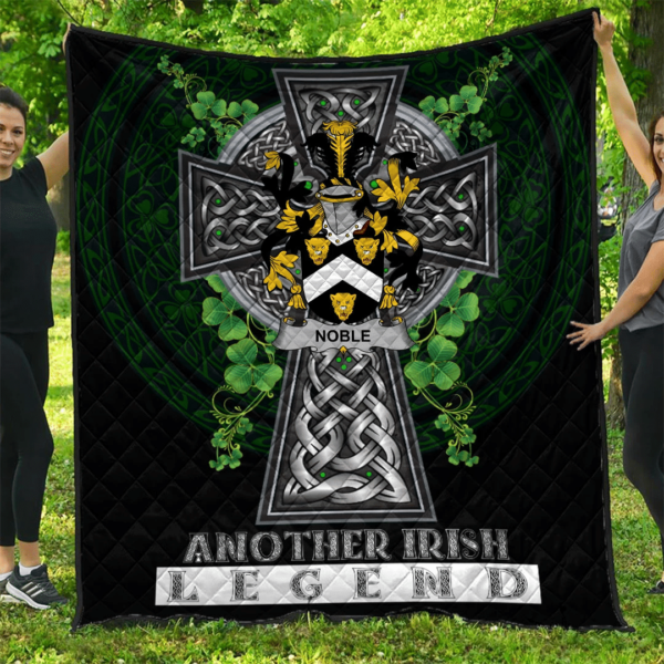 Noble Irish Family Crest Premium Quilt - Irish Legend