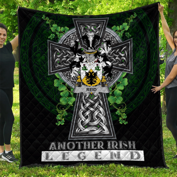 Reid Irish Family Crest Premium Quilt - Irish Legend