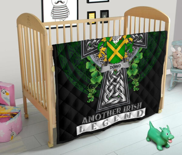 Dowd or O'Dowd Ireland Premium Quilt Family Crest Ireland Legend - Image 12