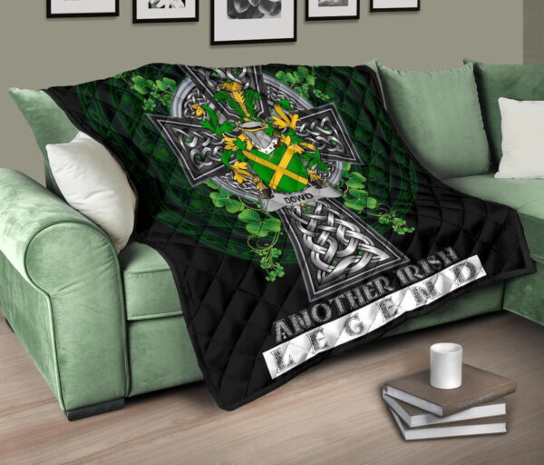 Dowd or O'Dowd Ireland Premium Quilt Family Crest Ireland Legend - Image 10