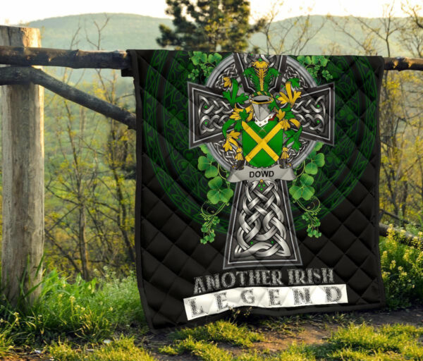 Dowd or O'Dowd Ireland Premium Quilt Family Crest Ireland Legend - Image 8