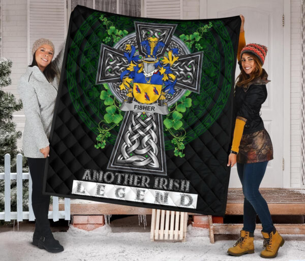 Fisher Ireland Premium Quilt Family Crest Ireland Legend - Image 2