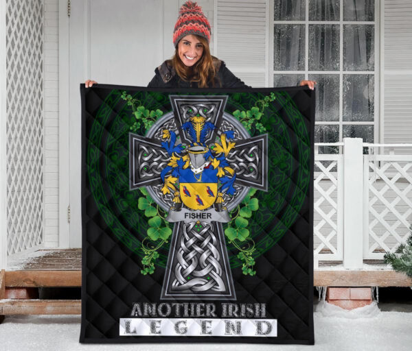 Fisher Ireland Premium Quilt Family Crest Ireland Legend - Image 3