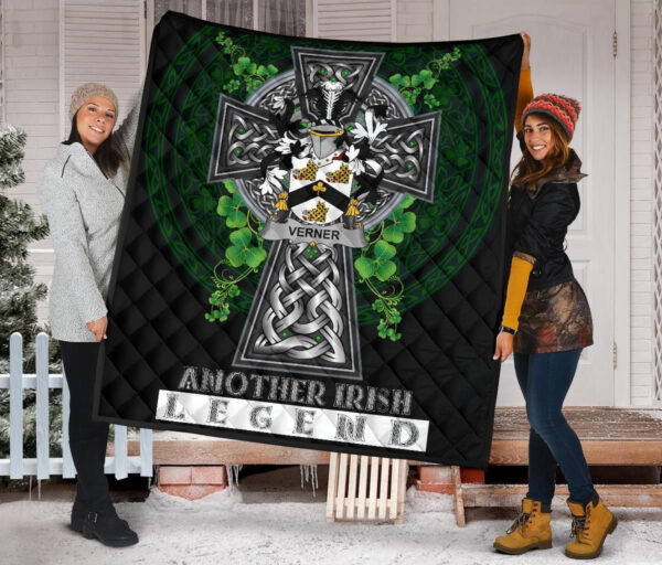 Verner Ireland Premium Quilt Family Crest Ireland Legend - Image 2