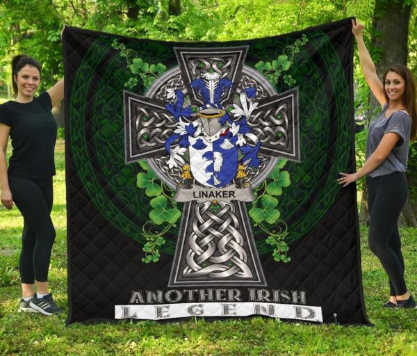 Linaker Ireland Premium Quilt Family Crest Ireland Legend