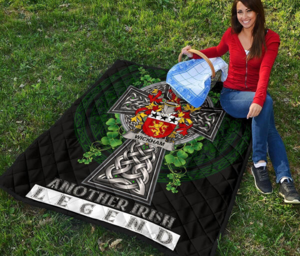 Wickham Ireland Premium Quilt Family Crest Ireland Legend - Image 6