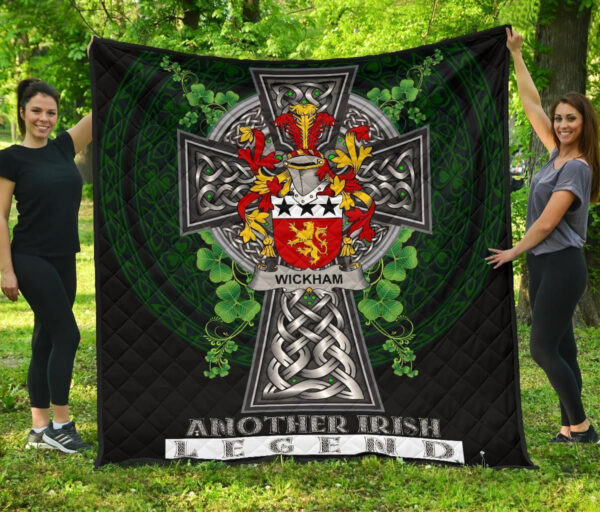 Wickham Ireland Premium Quilt Family Crest Ireland Legend