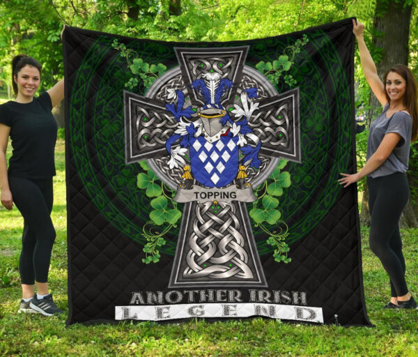 Topping Ireland Premium Quilt Family Crest Ireland Legend