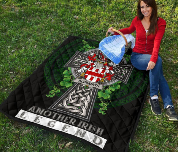 Aldworth Ireland Premium Quilt Family Crest Ireland Legend - Image 6