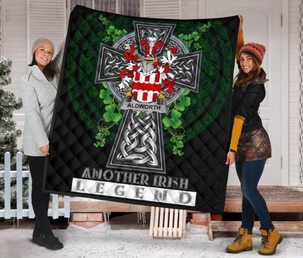 Aldworth Ireland Premium Quilt Family Crest Ireland Legend - Image 2