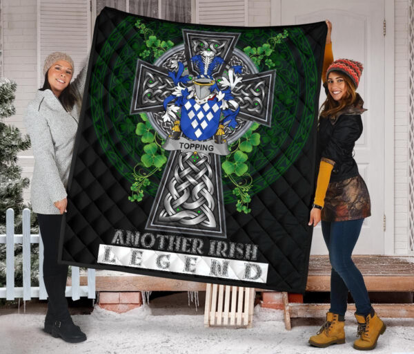 Topping Ireland Premium Quilt Family Crest Ireland Legend - Image 2