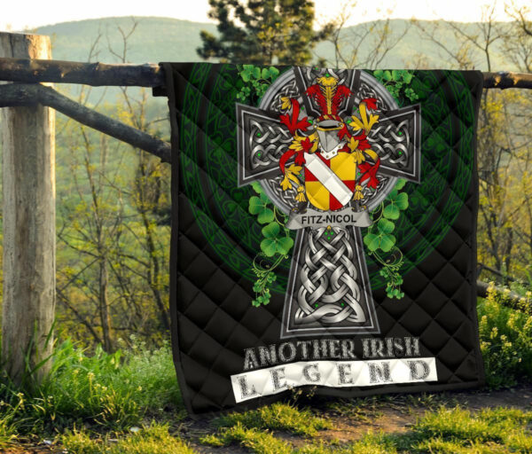 Fitz-Nicol Ireland Premium Quilt Family Crest Ireland Legend - Image 8