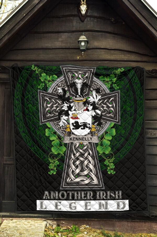 Kennelly or O'Kineally Ireland Premium Quilt Family Crest Ireland Legend - Image 5