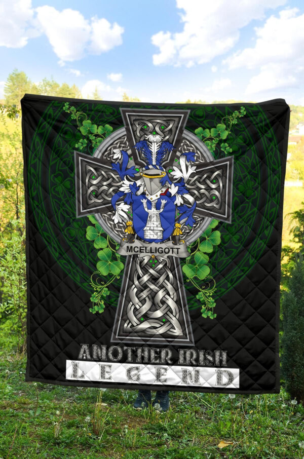 McElligott Ireland Premium Quilt Family Crest Ireland Legend - Image 4