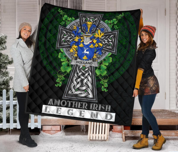 Holland Ireland Premium Quilt Family Crest Ireland Legend - Image 2