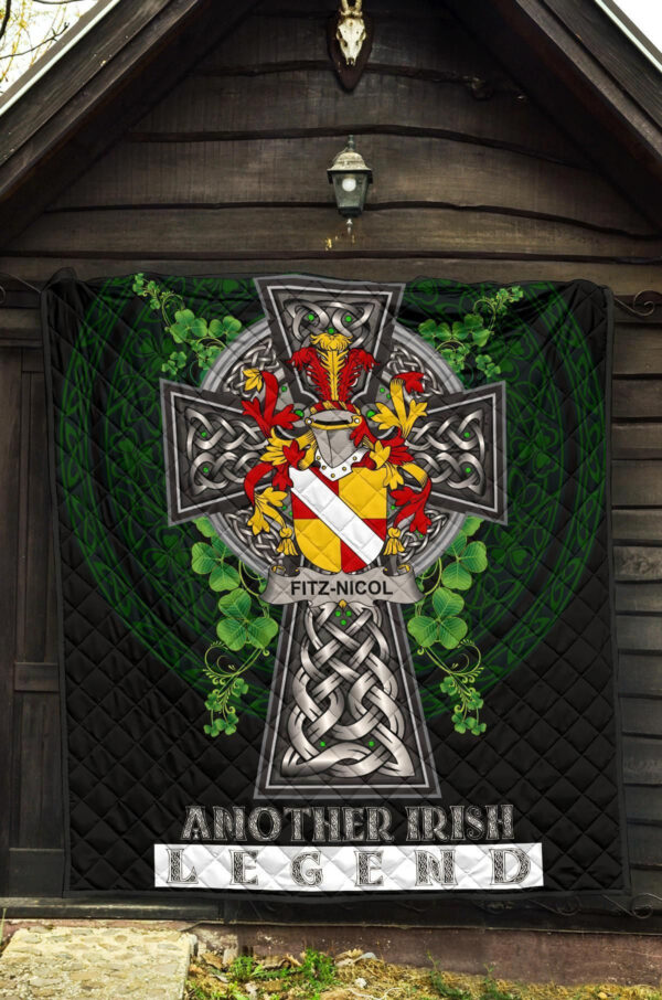 Fitz-Nicol Ireland Premium Quilt Family Crest Ireland Legend - Image 5