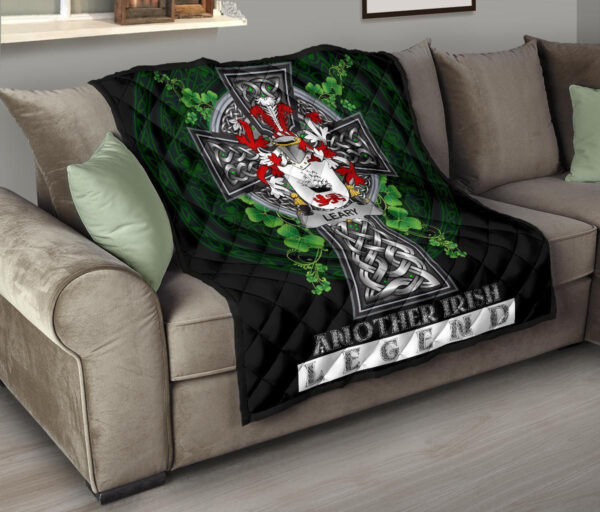 Leary or O'Leary Ireland Premium Quilt Family Crest Ireland Legend - Image 9