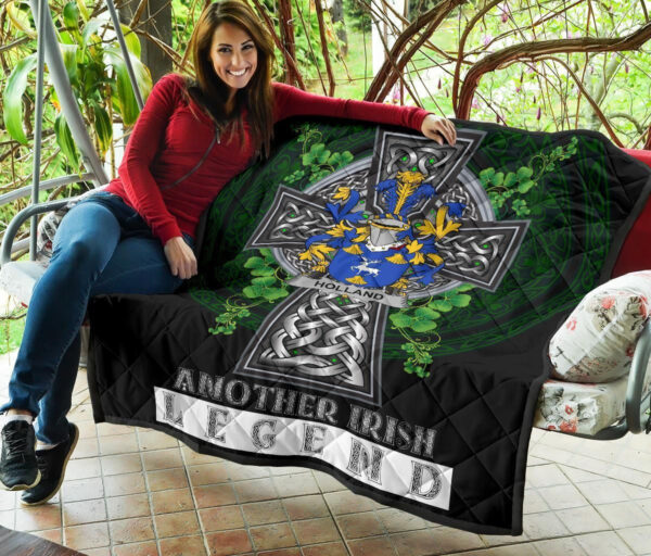 Holland Ireland Premium Quilt Family Crest Ireland Legend - Image 7