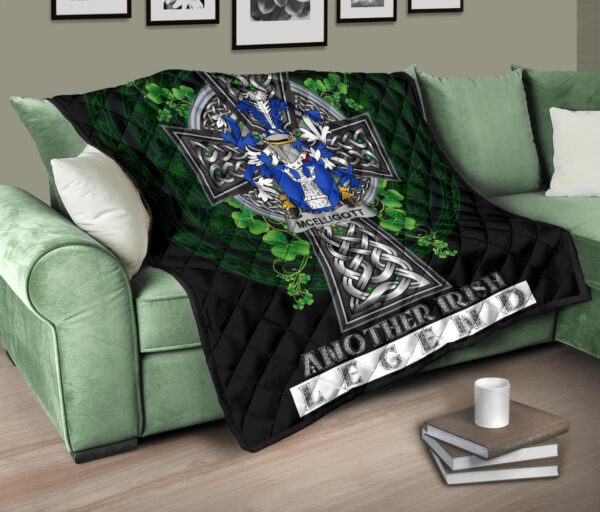 McElligott Ireland Premium Quilt Family Crest Ireland Legend - Image 10